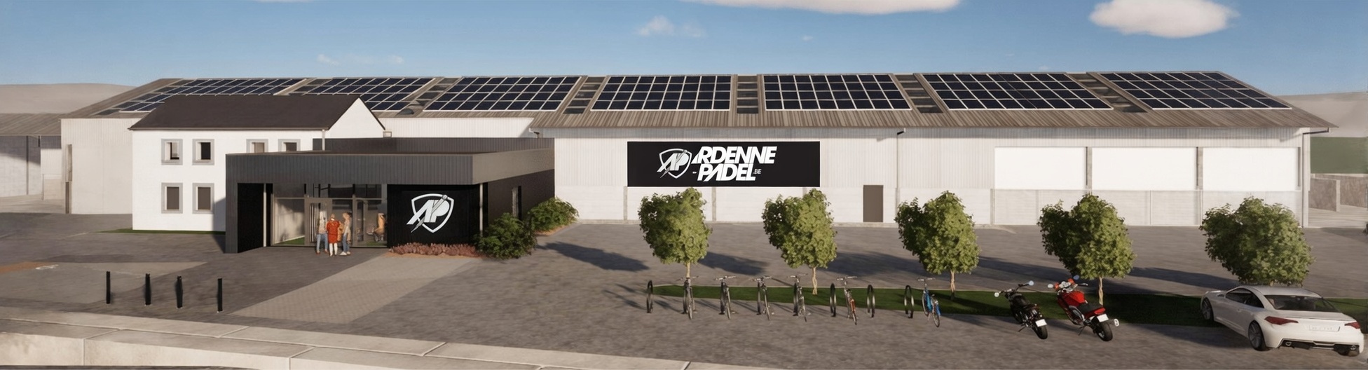 Facade Ardenne Padel